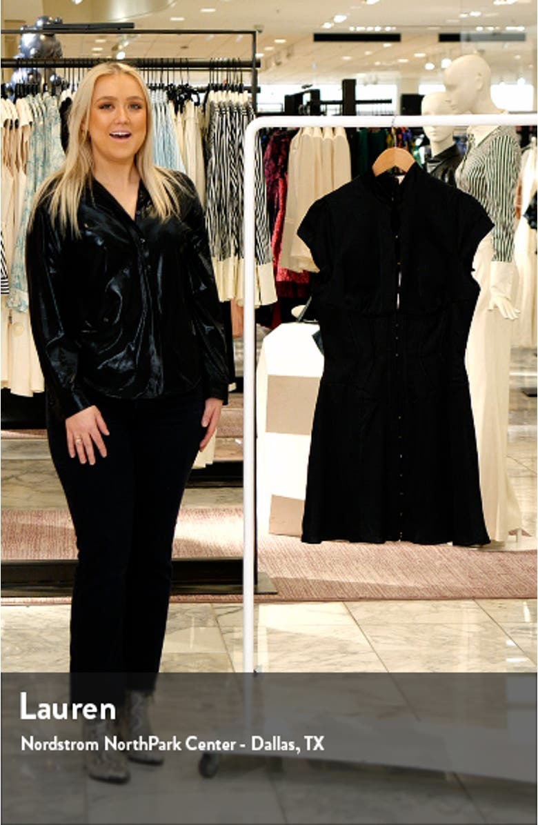 Carmina Fluted Corset Minidress, sales video thumbnail