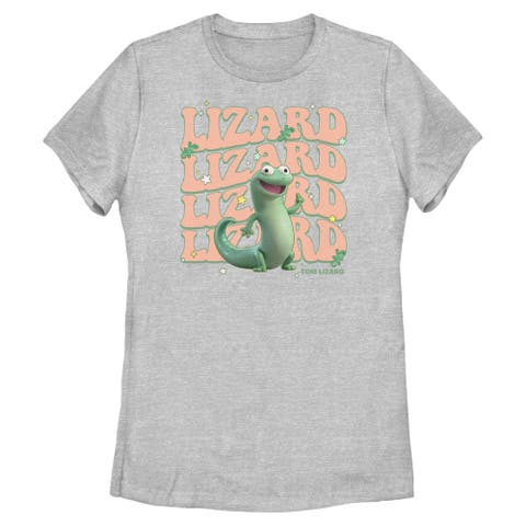 Women's Hoppers Tom Lizard Colorful Star  Graphic T-Shirt