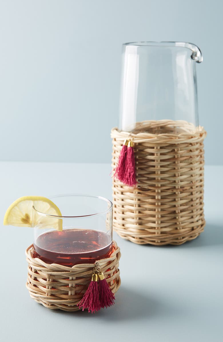 Anthropologie Home Elena Glass Pitcher, Alternate, color, 