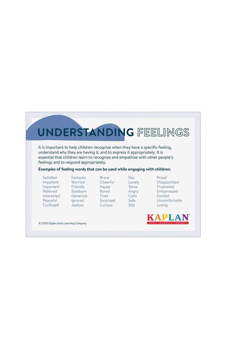 Kaplan Early Learning Company Understanding Feelings Learning Kit, Alternate, color, Multicolor