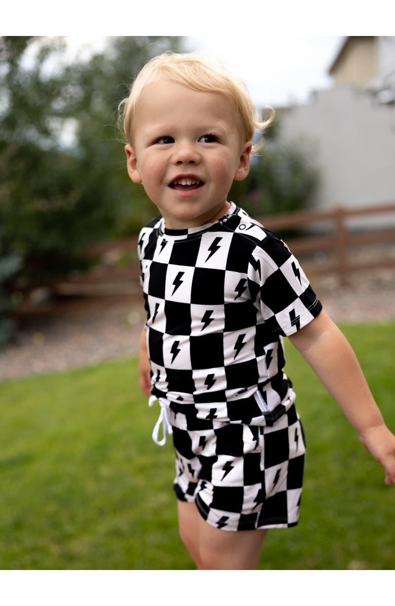 Charlie Lou Baby<sup>®</sup> Checkered Lightning Bolt Shortie Set, Alternate, color, 