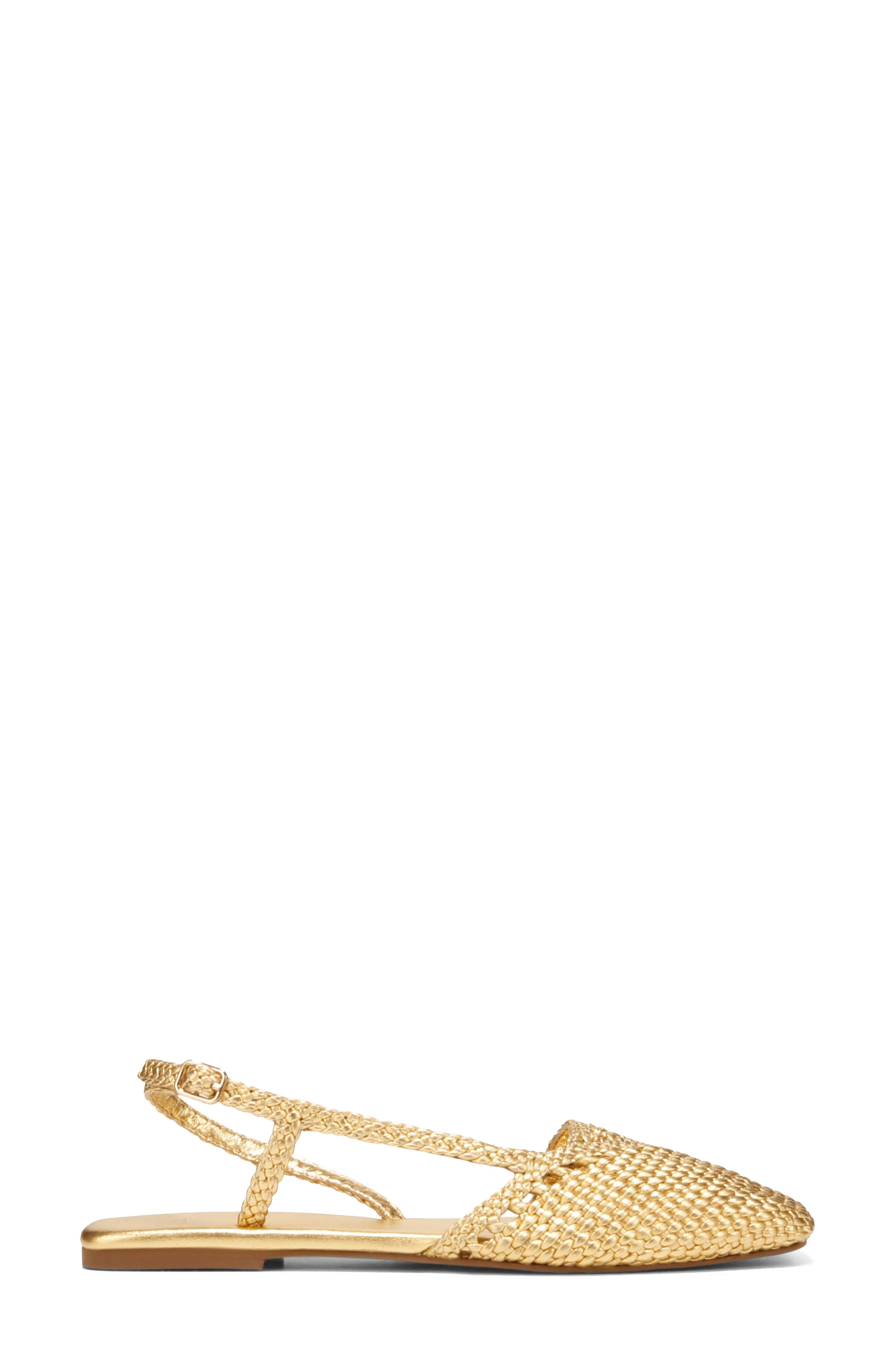 Ilona Slingback Flat, Alternate, color, OCRA GOLD