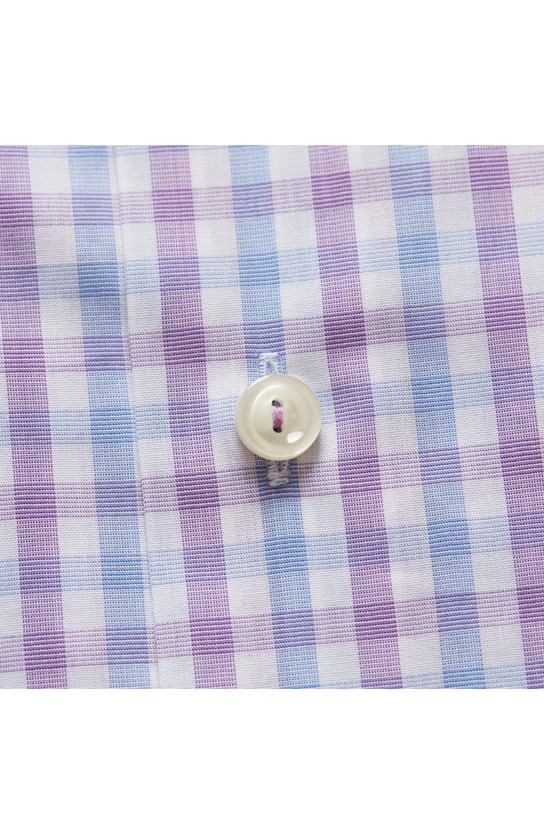 Eton Slim Fit Check Dress Shirt, Alternate, color,