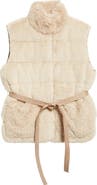 Moncler Joui Faux Fur Down Vest