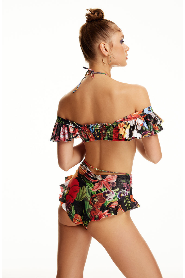 OPHELIA SWIMSUIT, Alternate, color, Printed Black