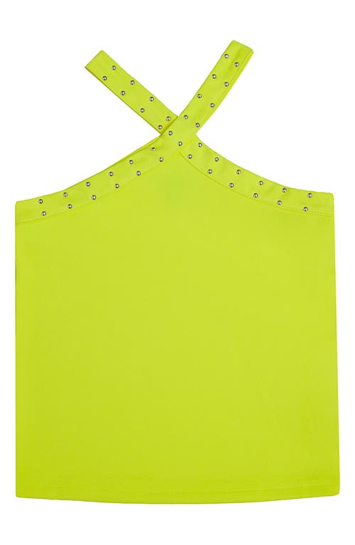 MIA New York Kids' Studded Crossover Tank Top in Lime  product