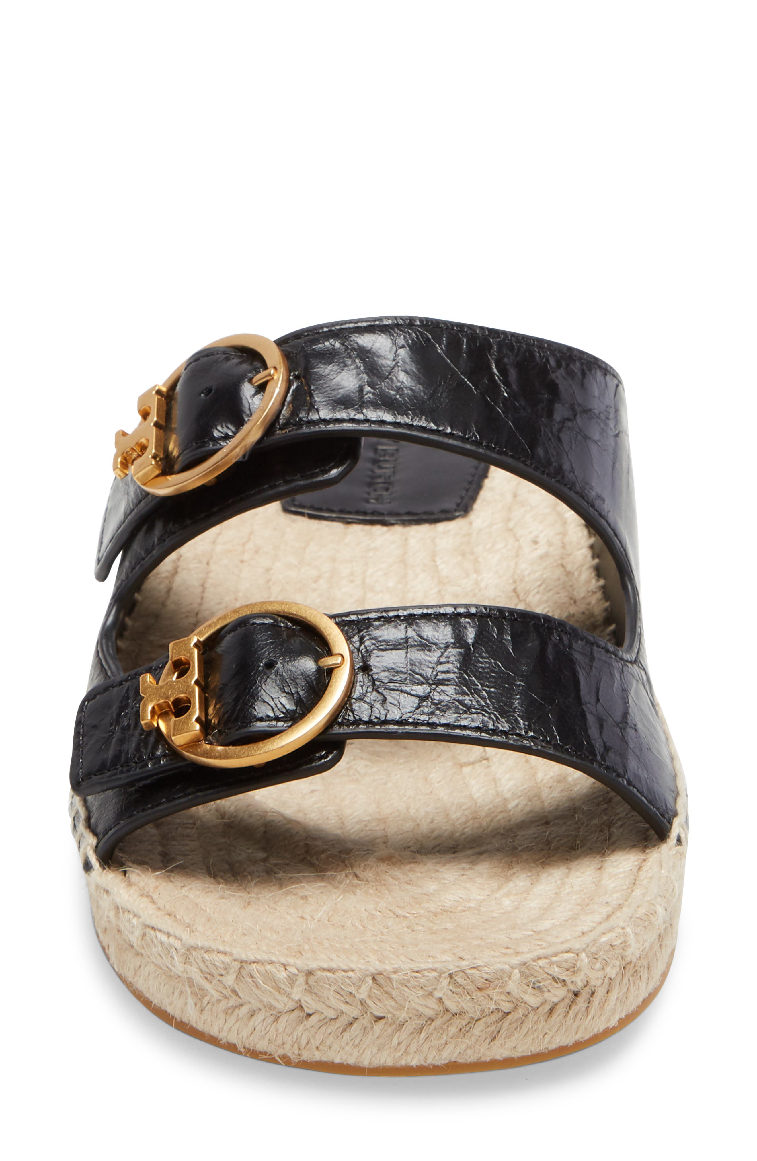 Tory Burch Selby Two-Band Espadrille Slide Sandal, Alternate, color, 