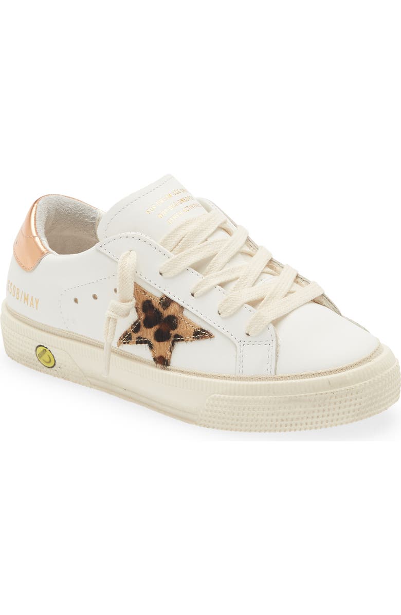 Golden Goose Kids' May Genuine Calf Hair Low Top Sneaker, Main, color,