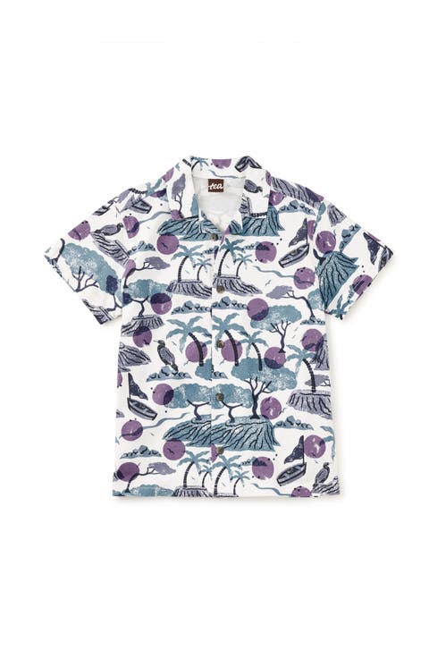 Printed Camp Shirt (Toddler, Little Kid, Big Kid)