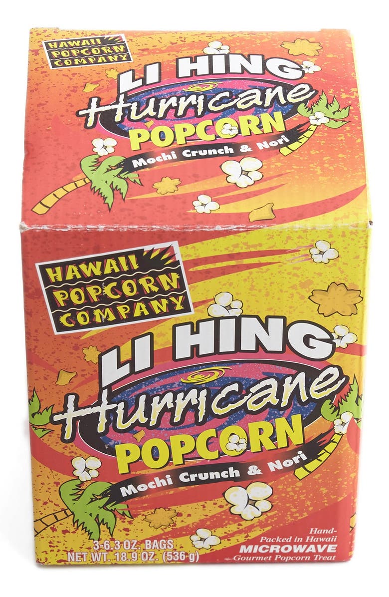 Hurricane Popcorn 'Hawaiian Hurricane' Mochi Crunch & Nori Gourmet Microwave Popcorn, Alternate, color,