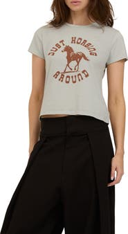 Project Social T Just Horsing Around Graphic Tee