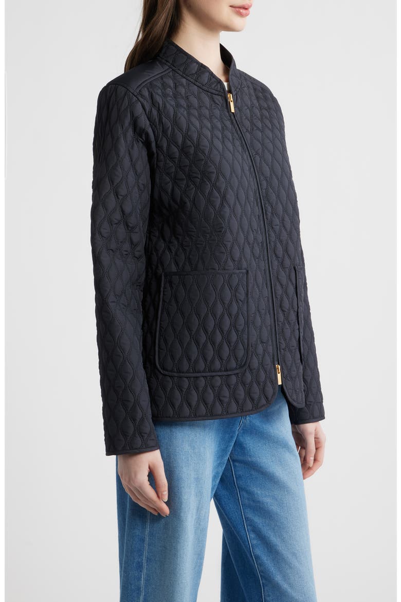 Ally 07 Quilted Jacket, Alternate, color, DARK INDIGO