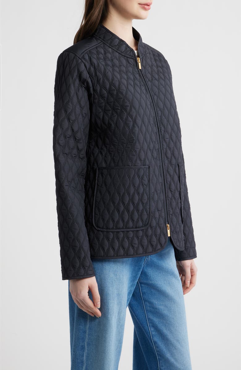Ilse Jacobsen Ally 07 Quilted Jacket, Alternate, color, Dark Indigo
