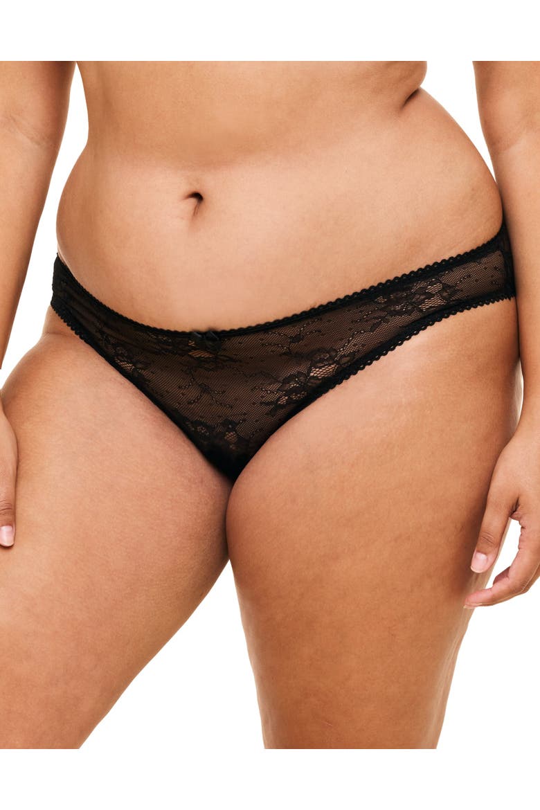 Amore Cheeky Panties, Main, color, Black