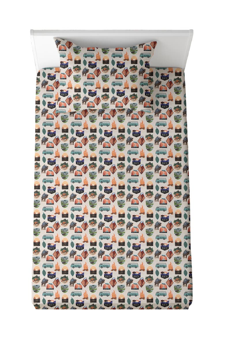 Tiny Traveler Twin Sheet Set, Main, color, Multi