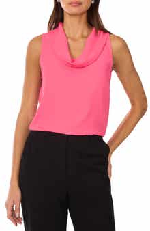 Vince Camuto Cowl Neck Sleeveless Blouse