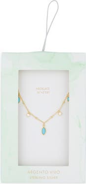 ARGENTO VIVO Station Necklace