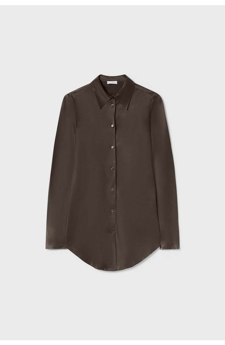 SILK LAUNDRY Bias Cut Shirt, Main, color, 