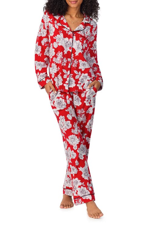 Print Jersey Pajamas (Regular & Plus)