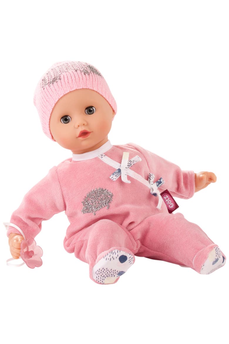 Hedgehog 13" Soft Body Baby Doll with Bald Head, Main, color, Multicolored