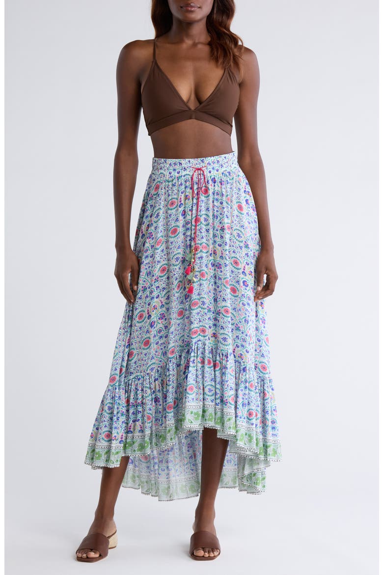 Margo Cover-Up High-Low Skirt, Main, color, LIGHT/ PASTEL BLUE