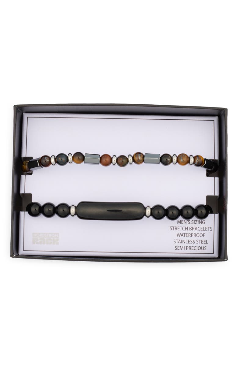 NORDSTROM RACK 2-Pack Stretch Bracelets, Main, color,