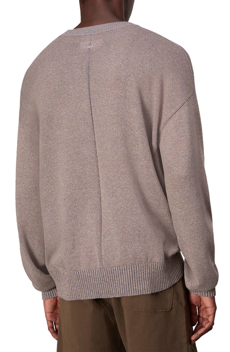 rag & bone Dexter Marled Organic Cotton Sweater, Alternate, color,