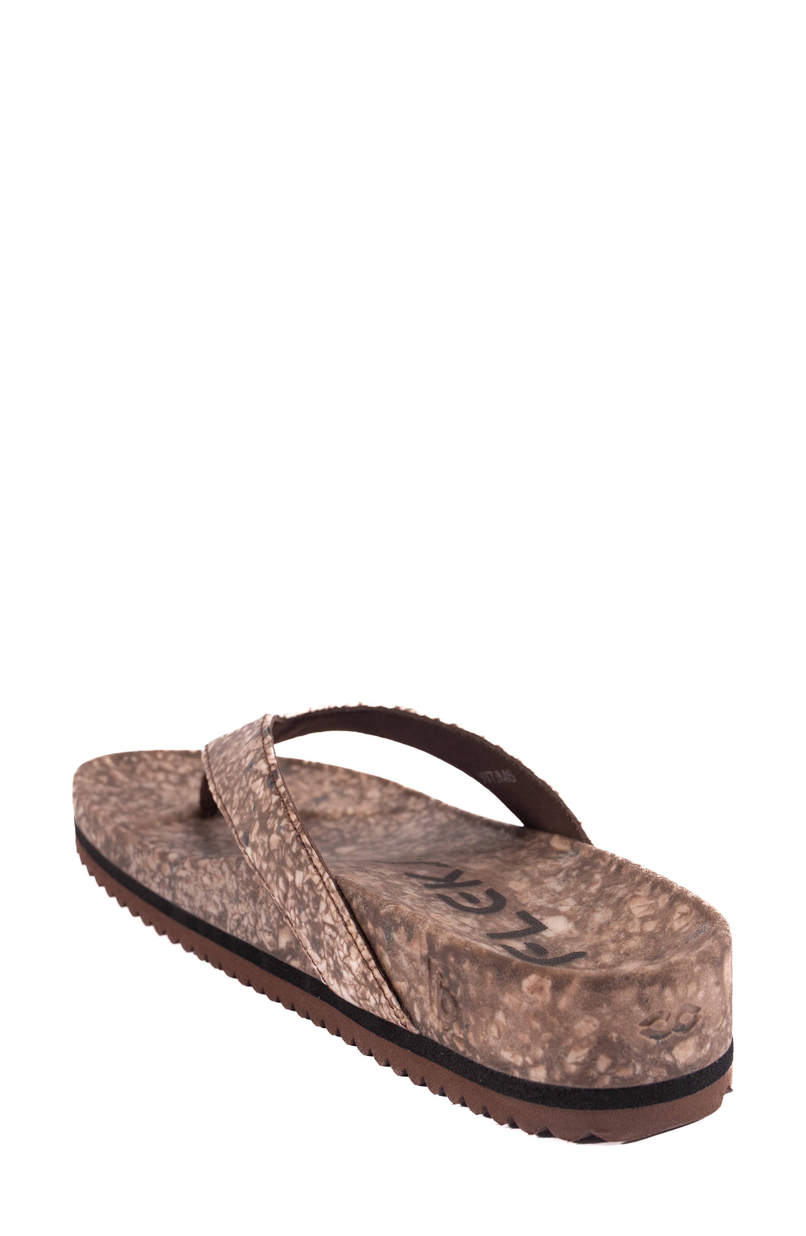 West Beach Flip Flop, Alternate, color, COCONUT SHELL