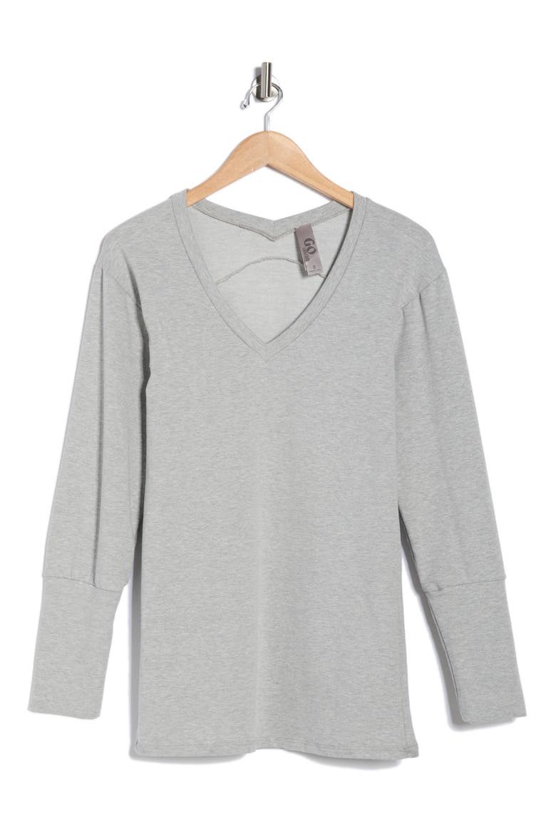 V-Neck Dolman Sleeve Sweater, Alternate, color, MOONSTRUCK