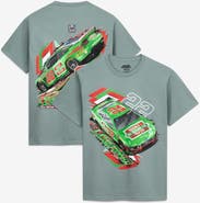 TEAM PENSKE Men's Team Penske  Light Green Joey Logano #22 Hunt Brothers Pizza T-Shirt