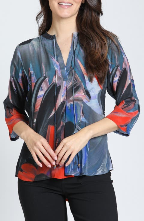 V-Neck Tassel Top