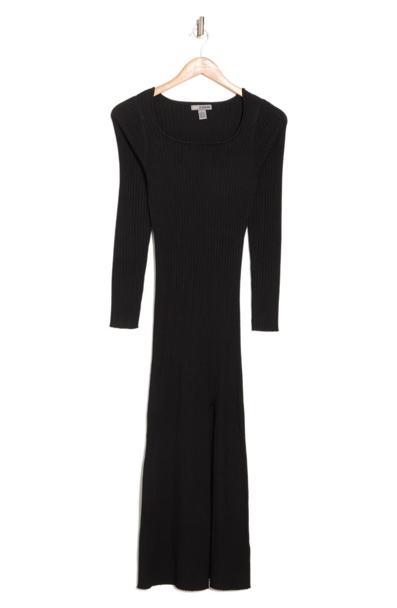 Love By Design Julia Ribbed Knit Maxi Sweater Dress, Alternate, color, 