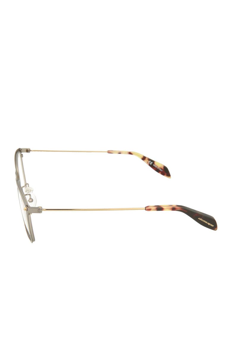 McQueen 58mm Metal Optical Frames, Alternate, color,