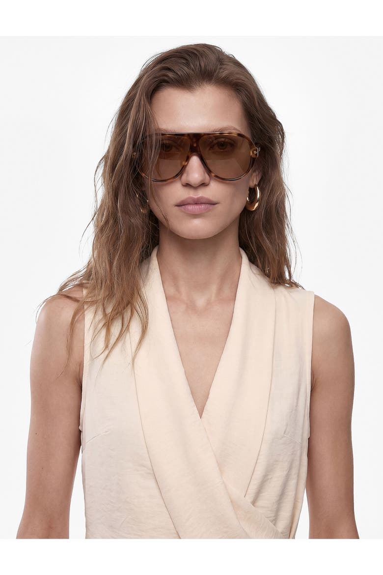 Sleeveless V-Neck Wrap Long Vest, Alternate, color, BEIGE