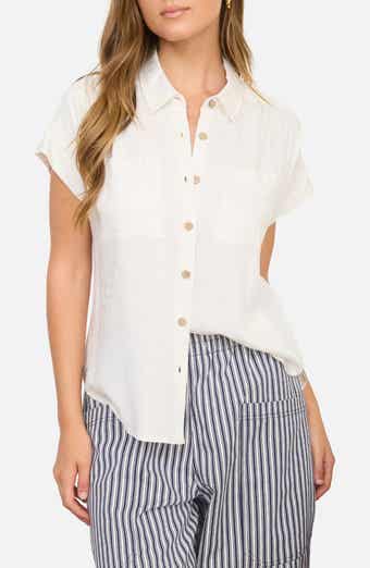 Blu Pepper Solid Short Sleeve Button-Up Shirt