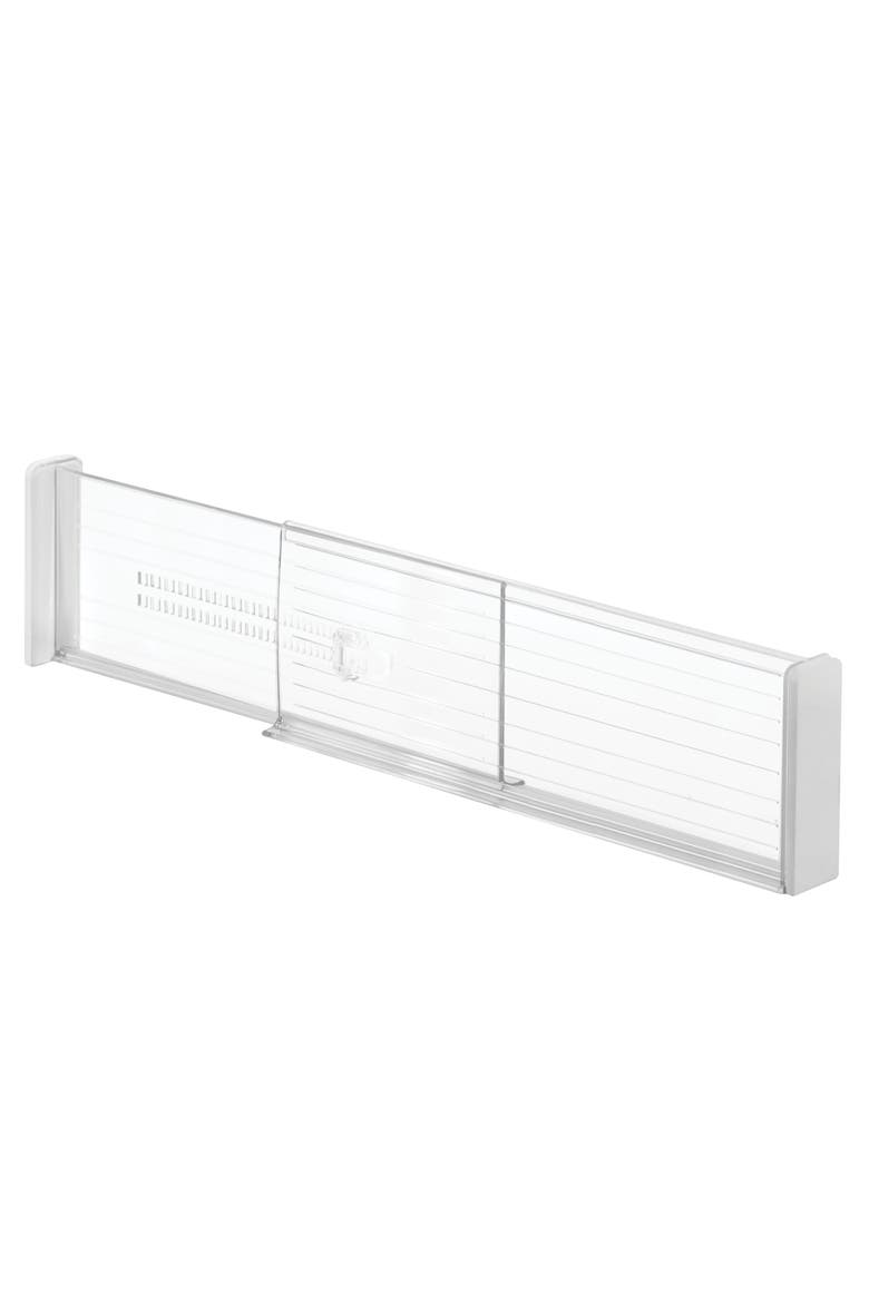 Plastic Adjustable Deep Drawer Dividers - Set of 2 - Clear, Alternate, color, Clear