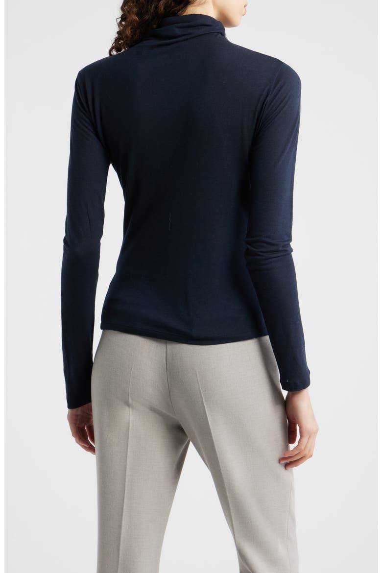 Elavu Turtleneck Top, Alternate, color, SKY CAPTAIN