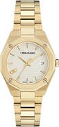 FERRAGAMO Edge Bracelet Watch, 34mm