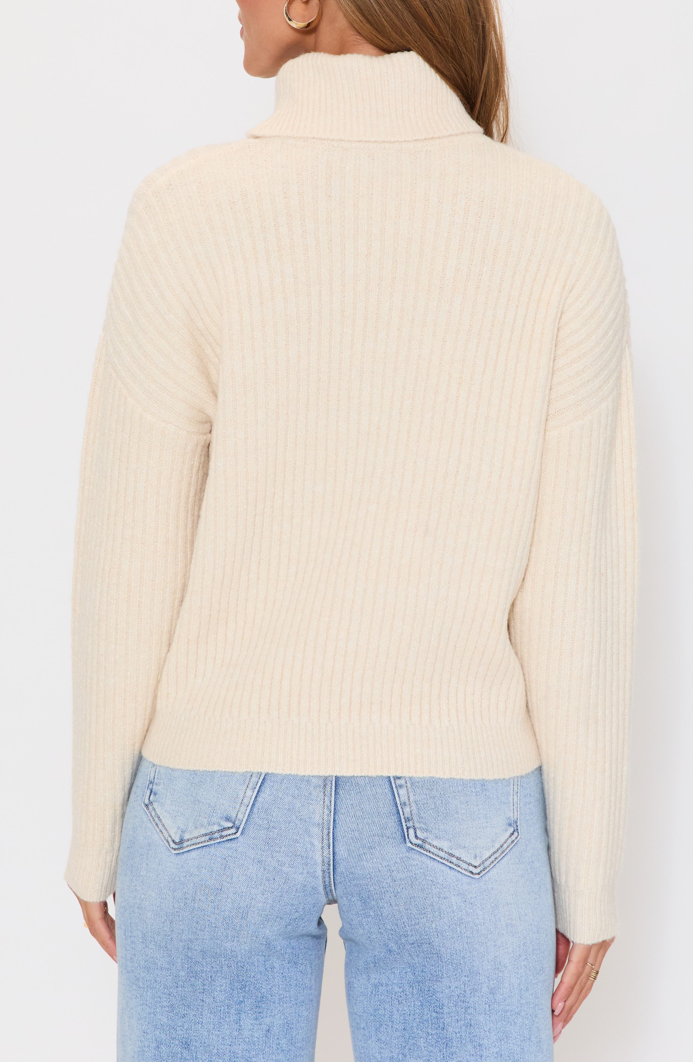 Moonlit Rib Turtleneck Sweater - image 2