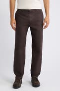 Madewell Flat Front Peached Cotton Twill Chino Pants