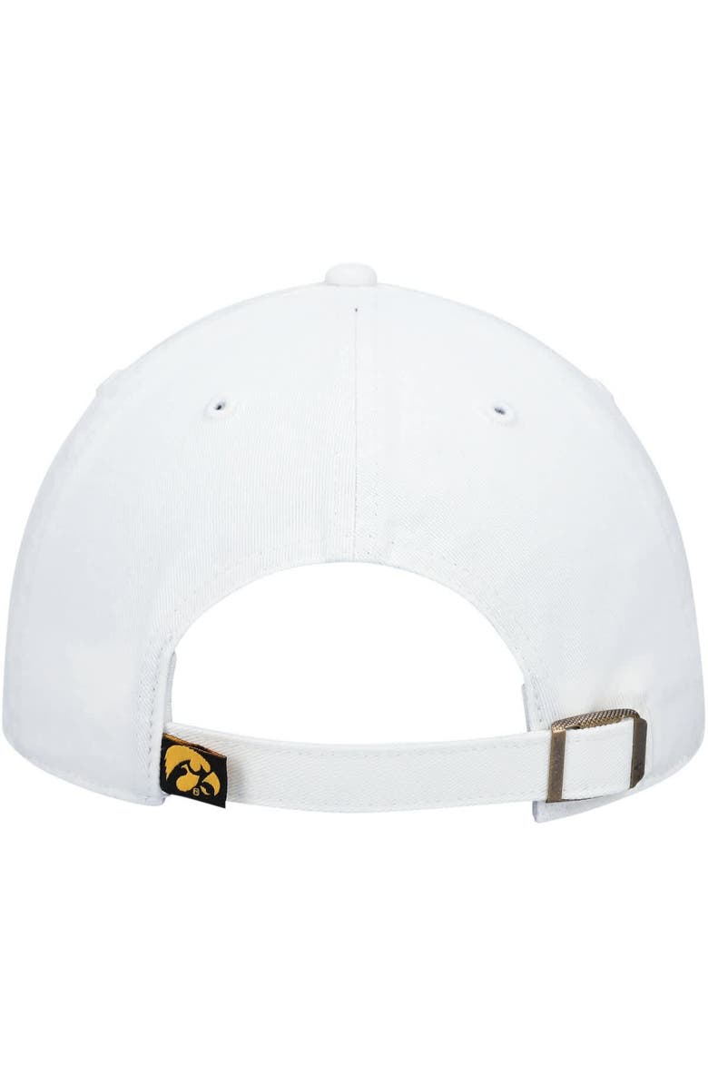 '47 Men's '47 White Iowa Hawkeyes Vintage Clean Up Adjustable Hat, Alternate, color,