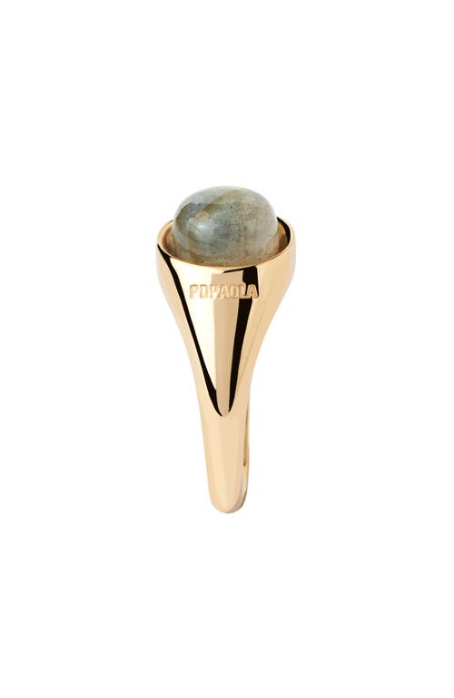 Pdpaola Labradorite Moon Ring In Labradorite