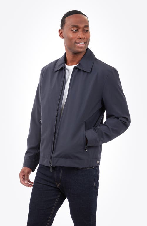 London Fog Athens Hipster Water Resistant Jacket In Blue