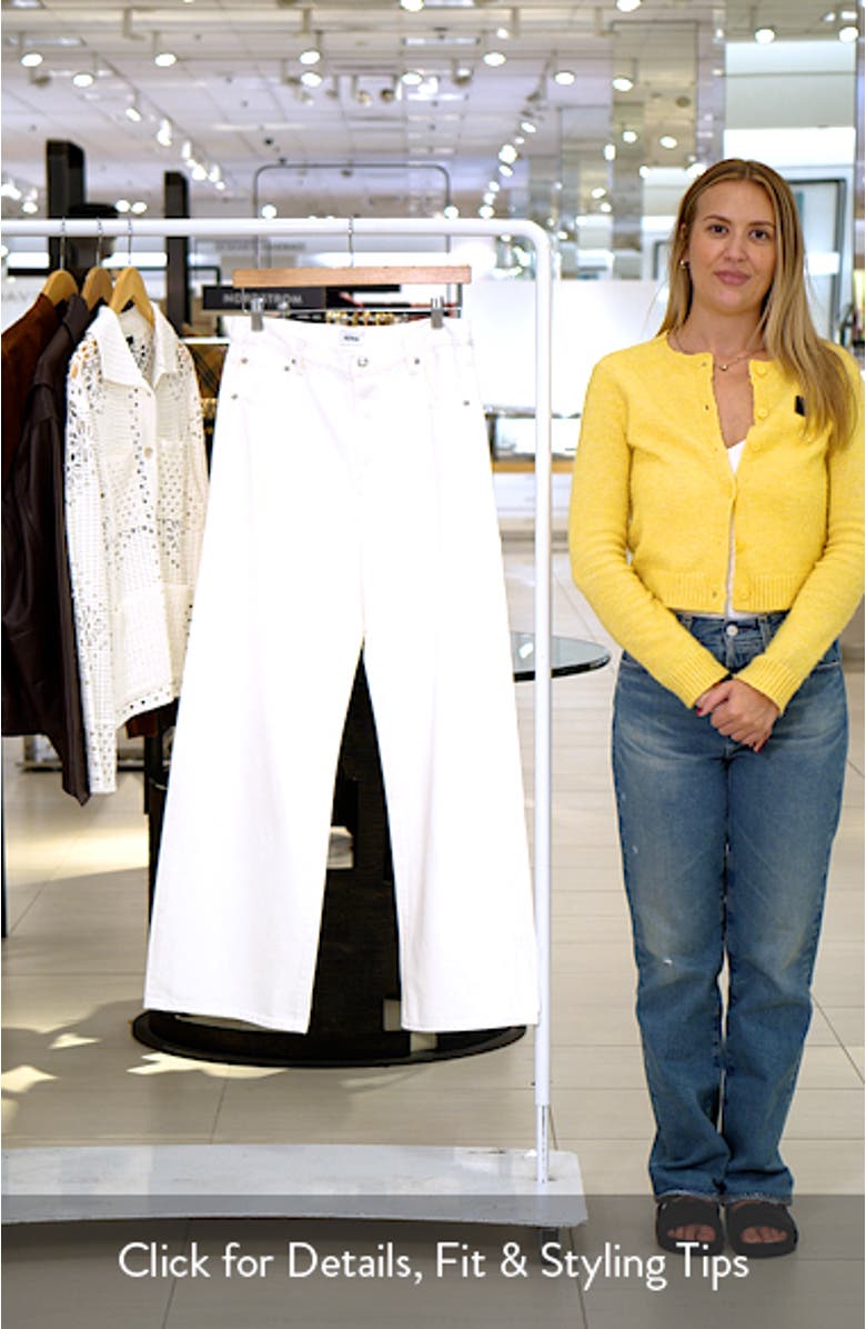 Tate High Waist Wide Leg Jeans, sales video thumbnail