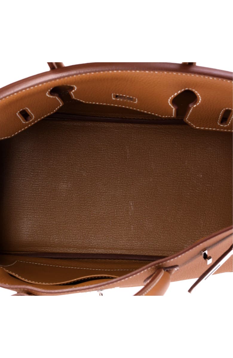 Pre-Owned Hermes Birkin Handbag Brown Togo with Palladium Hardware 30, Alternate, color, Gold