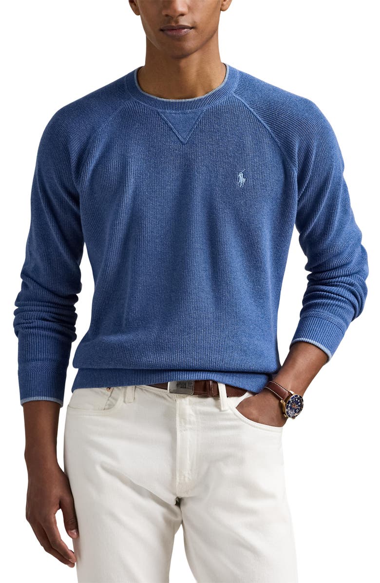 Polo Ralph Lauren Texture Cotton Sweater, Main, color,