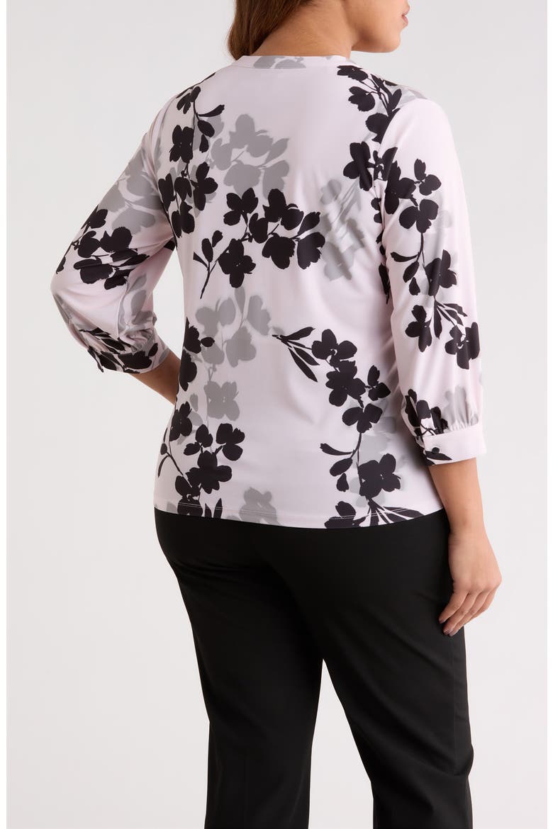 Floral Twist Top, Alternate, color, SOFT BLOSSOM MULTI