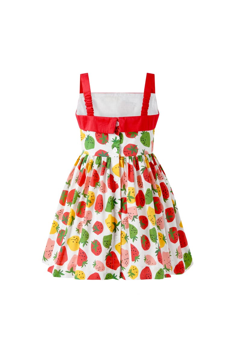 Strawberry Sundress, Alternate, color, Red