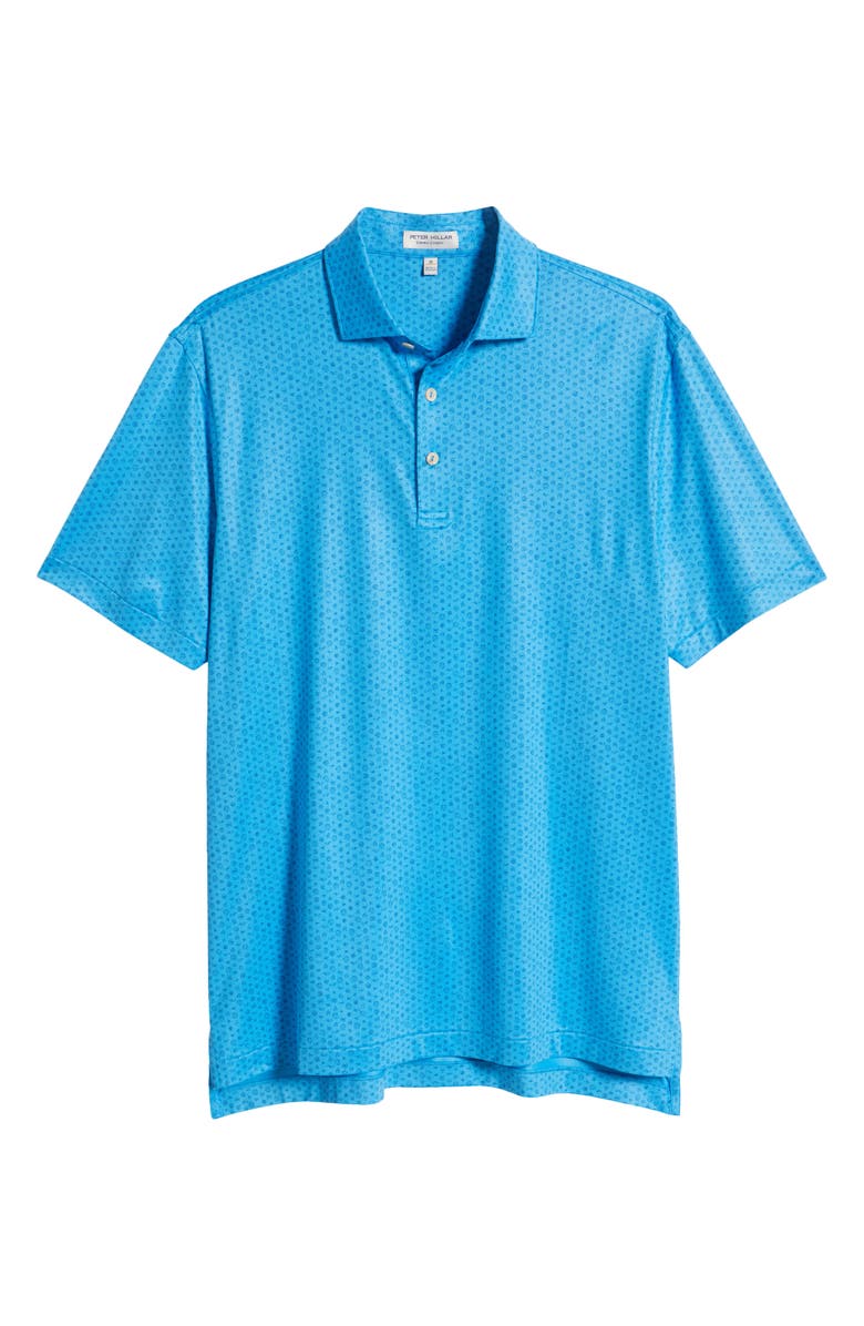 Peter Millar Elements Performance Jersey Polo, Alternate, color, Riverbed