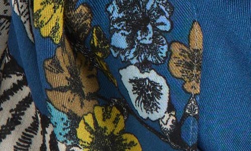 Echo Central Park Square Scarf In Blue